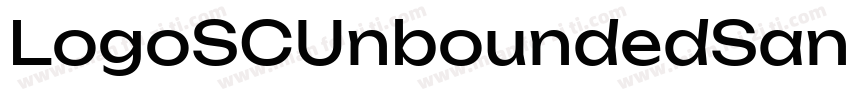 LogoSCUnboundedSans Reqular字体转换